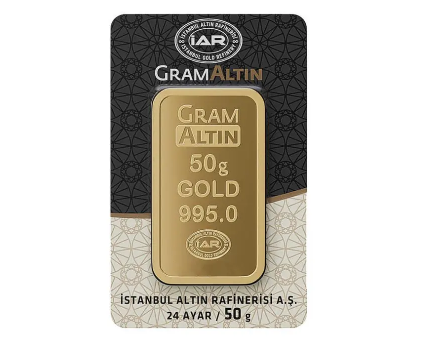 50 Gram 24 Ayar Gram Altın