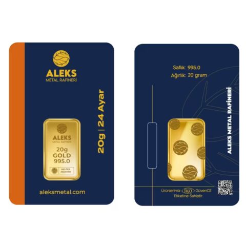 NedimGold 20 gr 24 Ayar AMR Külçe 15 Gün Gelecek Teslimatlı Altın