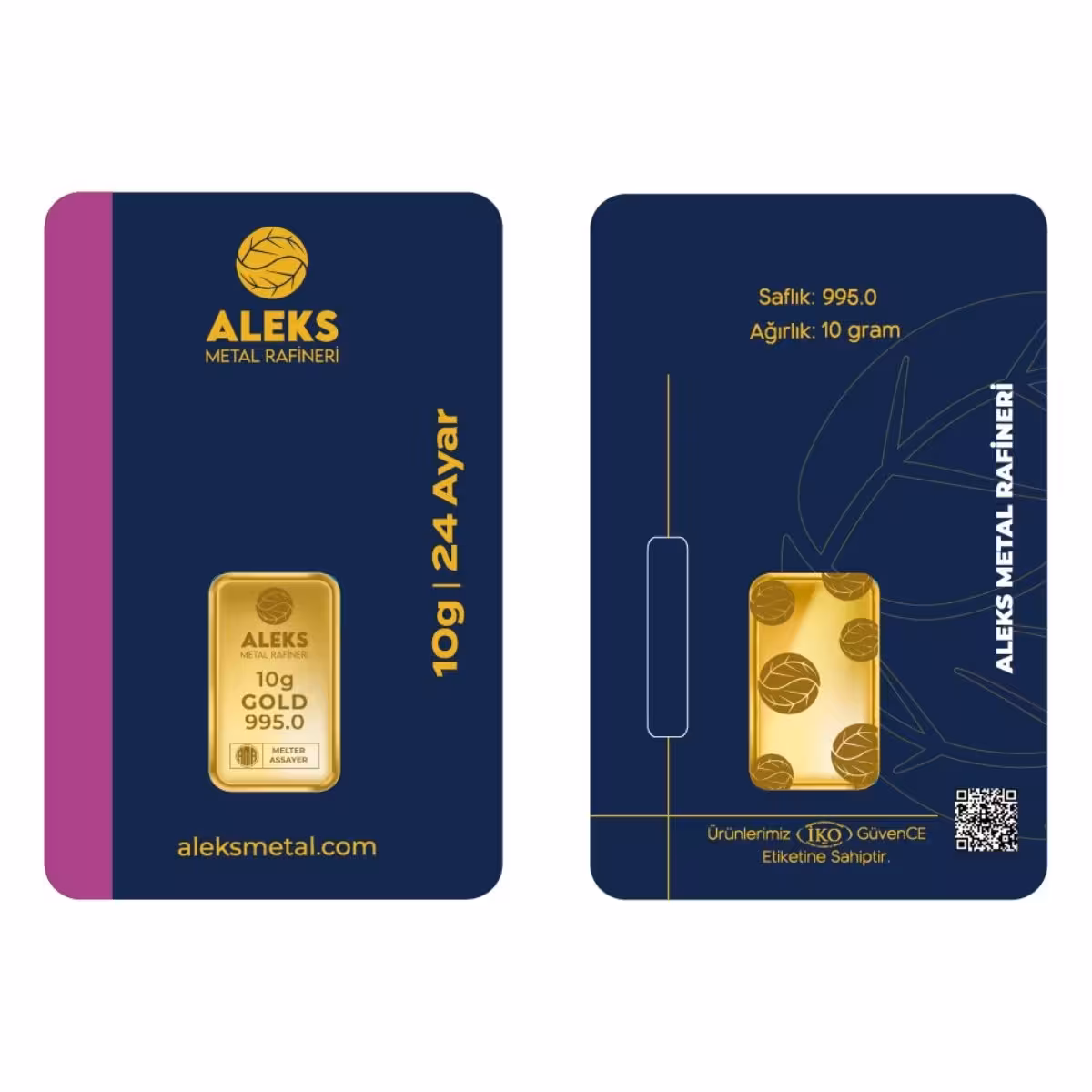 NedimGold 10 gr 24 Ayar AMR Külçe 60 Gün Gelecek Teslimatlı Altın